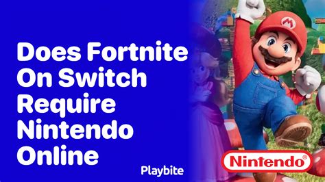 do you need nintendo online for fortnite